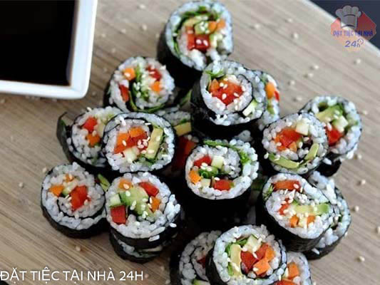 Sushi chay ngon miệng 