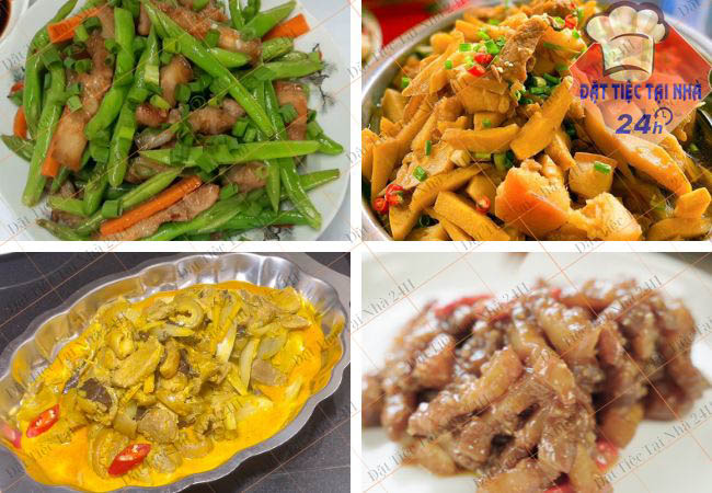 Các món xào từ thịt lợn ngon Các món xào từ thịt lợn ngon