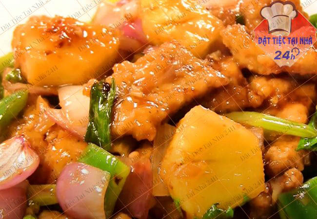 Thịt heo xào chua ngọt Thịt heo xào chua ngọt