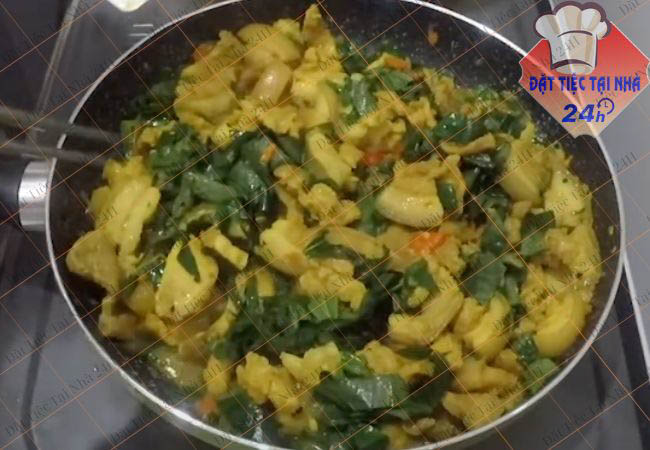 Thịt heo xào lá lốt Thịt heo xào lá lốt