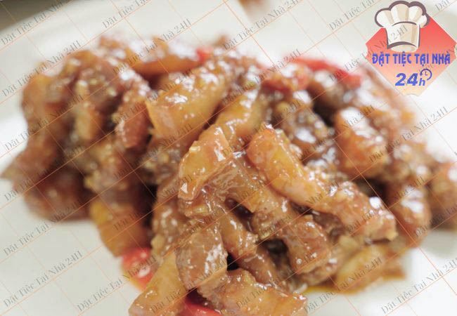 Thịt heo xào mắm ruốc Thịt heo xào mắm ruốc