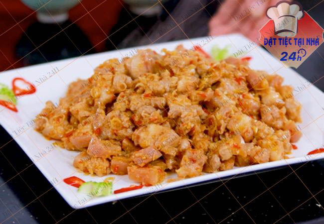 Thịt lợn xào sả ớt Thịt lợn xào sả ớt